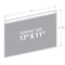 Azar Displays Clear Acrylic Wall Hanging Frame 17'' Wide x 11'' High- Horizontal/Landscape, 2PK 162709-2PK - alternate 2